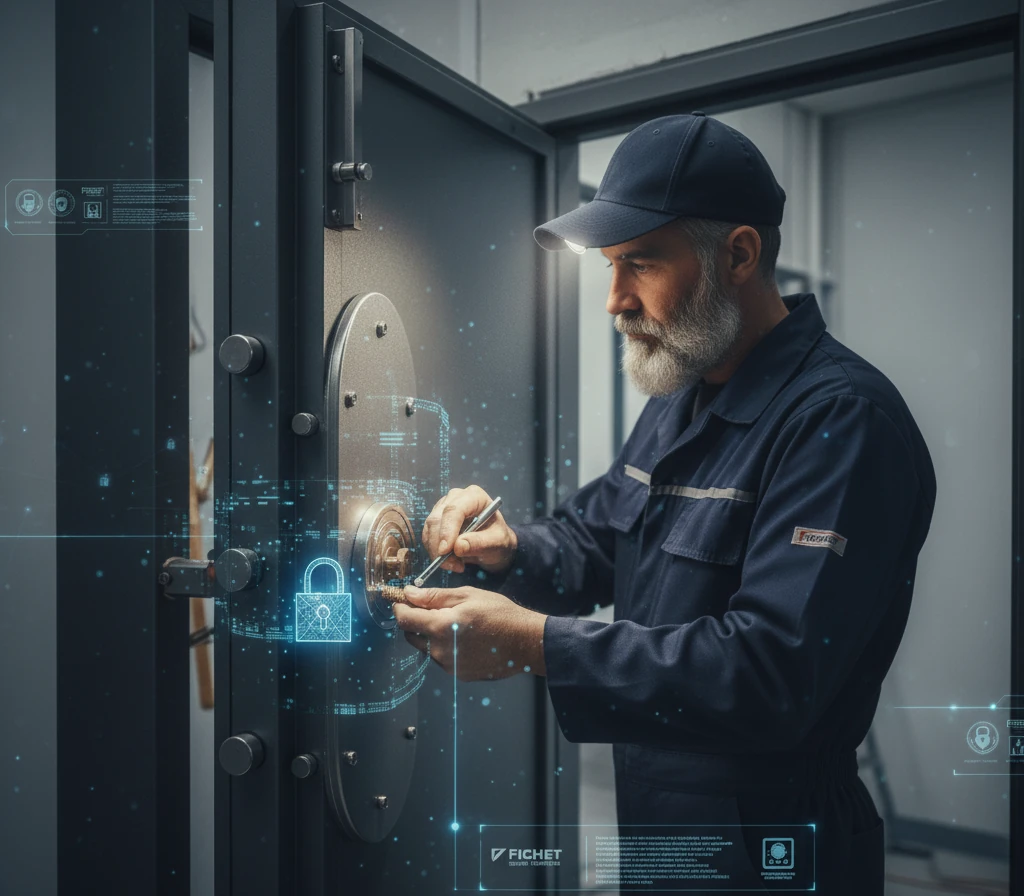 Instalación y Reparación de Puertas Acorazadas fichet barcelona,Cerraduras,cajas fuertes